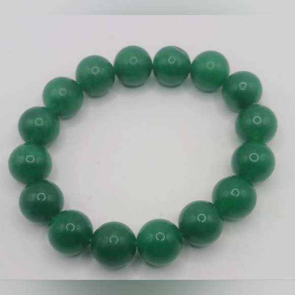 Vintage Jade Stretch Bracelet